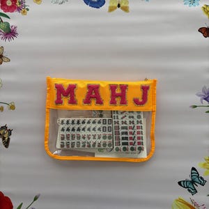 Mini Mahjong Travel Set - Orange