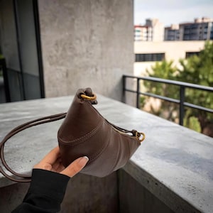 Kleine Leder Geldbörse Tasche | Schultertasche | Jeden Tag | lässig | Zeitlos | Schick