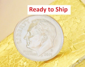 10th Anniversary Gift for Man, READY To SHIP 2016 2026 Dime Tie Tack: 10 Year Gift for Men; Tenth, Tin, UNCIRCULATED, Gift Box, 2004-2026