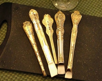 Custom-Cheese-Plant-Herb-Markers-Rustic-Board-Decor-Spreader-Server-Stamped-Engraved-Personalized-Silver-Vintage-Flatware-Gift-Props-Set