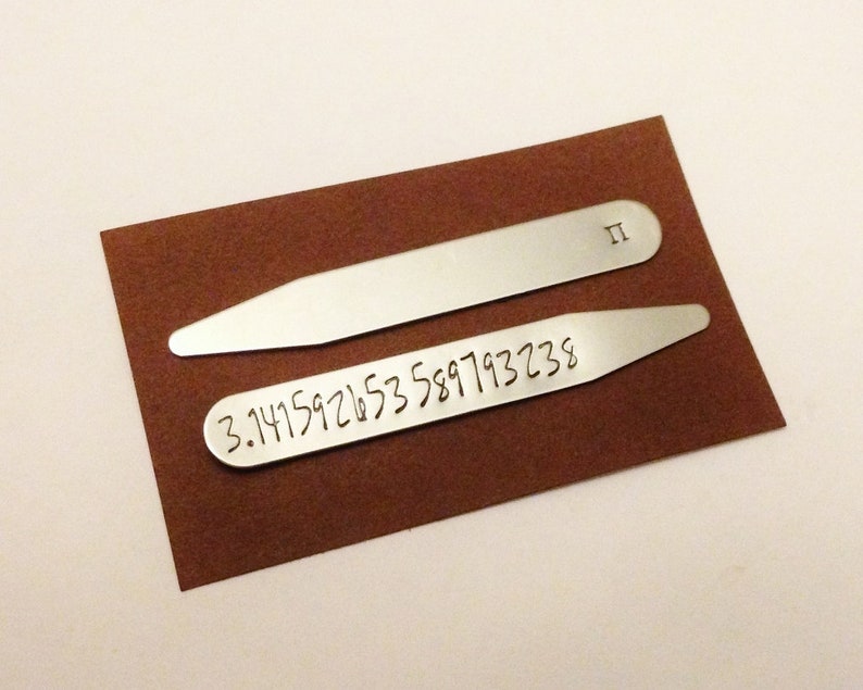 Personalized Collar Stays Custom Collar Stays Customizable Etsy