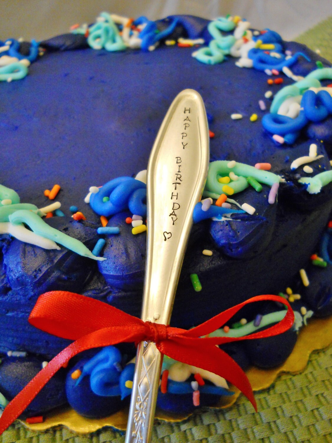 HAPPY BIRTHDAY Fork Custom Birthday Gift Idea for Men Her Etsy