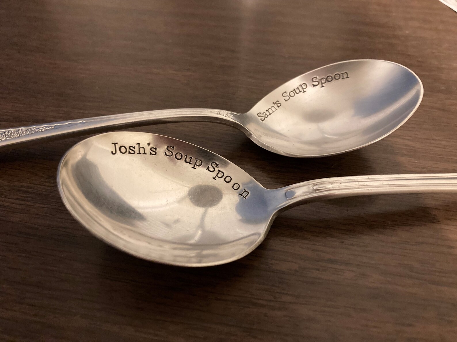 Personalized Soup Spoon Custom Round Gumbo Spoon With Name Etsy