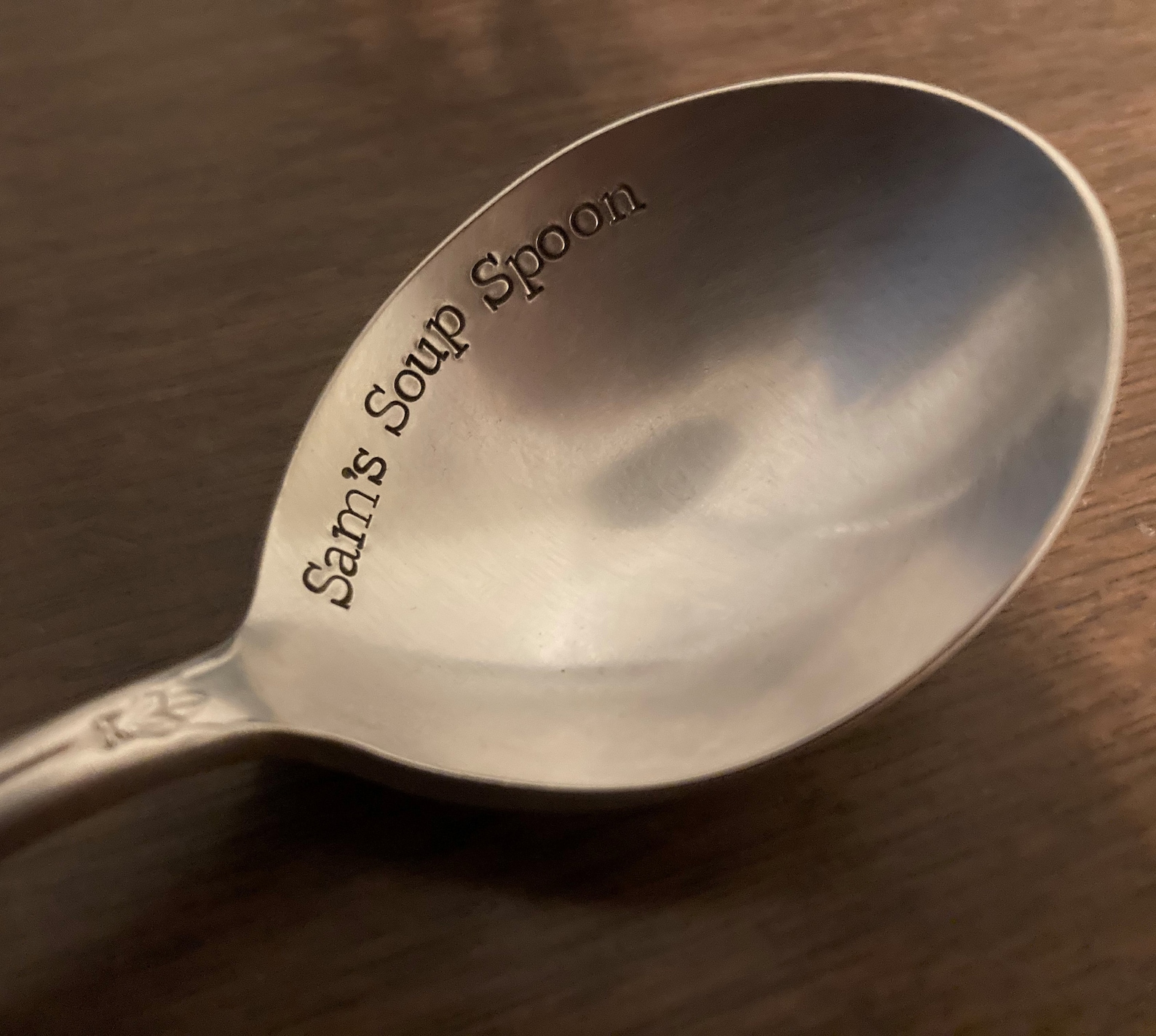 Personalized Soup Spoon Custom Round Gumbo Spoon With Name Etsy