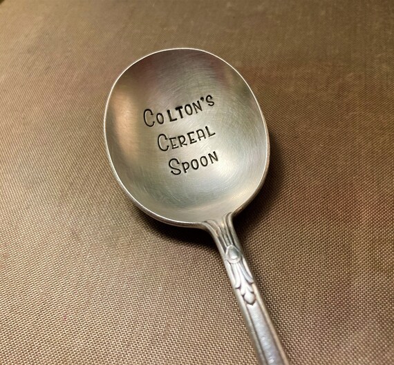 Cereal Spoon for Kids Custom Round Cereal Spoon for Child