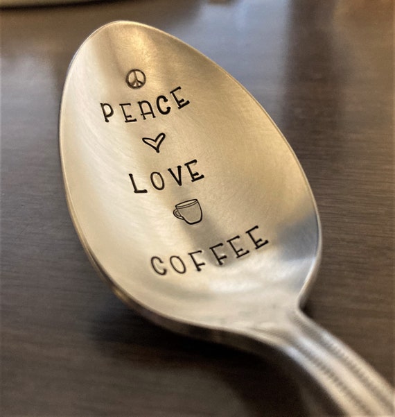 Stamped spoons-funny sayings-coffee poons-tea spoons-vintage flatware