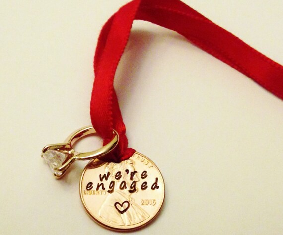 engagement christmas ornament 2015