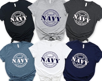 Proud Navy Family Shirts, Navy Graduation Shirt, Military Shirt, Navy Bonus Mom Dad Shirt, Army Family Gift,Proud Navy Sister Or Brother Tee