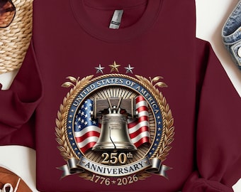 Patriotic Anniversary Sweatshirt, Patriotic American Flag Sweater, Military Veterans Shirt, 1776 Independence Hoodie