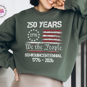 America 250th Anniversary Sweatshirt, Patriotic Hoodie