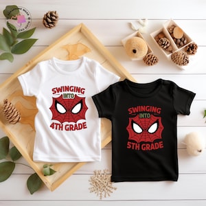 Back To School Shirt, Swinging Into Preschool Shirt, School Kids Shirt, First Day Of School Tee, Pre-K School Tee,1st Grade Shirt, 5th Grade