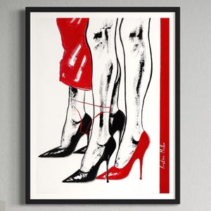 La Séduction, Kristina Mallen (stampa giclée del dipinto originale su carta Fine Art Premium Luster, firmata a mano dall'artista)