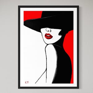 Passione velata, Kristina Mallen (stampa giclée del dipinto originale su carta Fine Art Premium Luster, firmata a mano dall'artista)