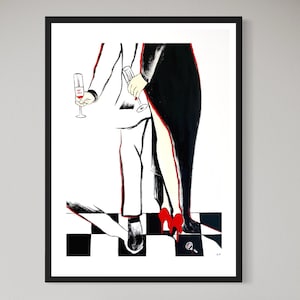 Spell or Poison, Kristina Mallen (stampa giclée del dipinto originale su carta Fine Art Premium Luster, firmata a mano dall'artista)