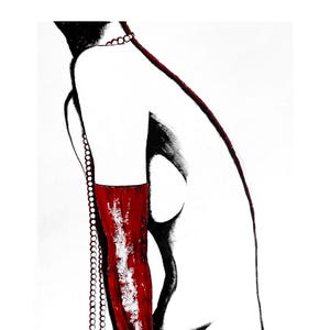 Madame #2, Kristina Mallen (stampa giclée del dipinto originale su carta Fine Art Premium Luster, firmata a mano dall'artista)