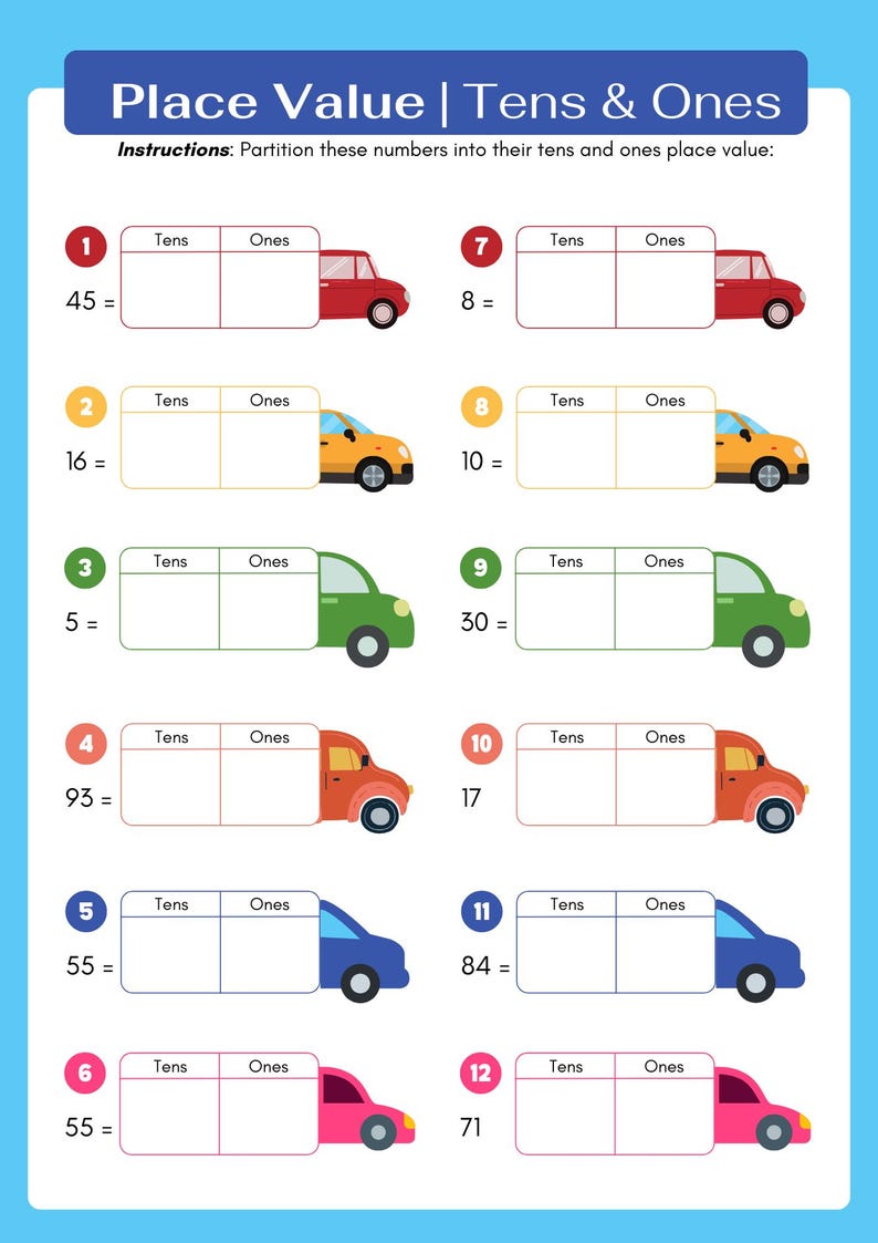 Printable Educational Worksheets for Kids Alphabet Numbers, Activities ...
