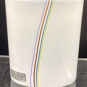kosta Boda “Rainbow” vase designed by Bertil Vallien