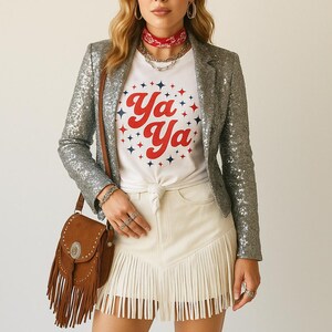 YaYa Tシャツ、カウボーイ・カーターの衣装、ビヨンセのレトロTシャツ、BeyHiveファンのためのYa Ya Tシャツ、音楽愛好家へのギフト、ヴィンテージ風トップス、ビヨンセファン