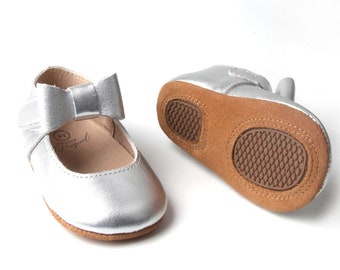 First Birthday Baby Girl Shoes Perfect for Pink and Silver Winter