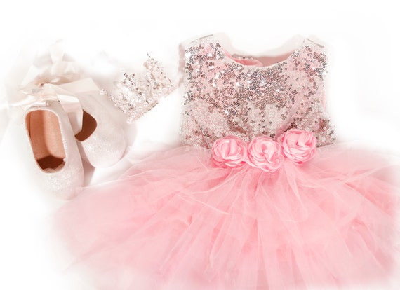  Baby girl princess birthday outfit First birthday