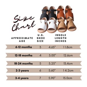 Unisex Baby Infant Toddler Sandals Genuine Leather Sandals for Girls and Boys, Soft and Hard Sole Sandals, Vintage Style, Adjustable Straps image 2