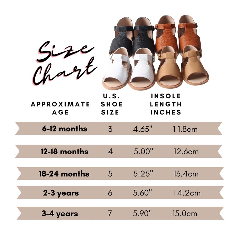 Unisex Baby Infant Toddler Sandals Genuine Leather Sandals for Girls and Boys, Soft and Hard Sole Sandals, Vintage Style, Adjustable Straps image 2