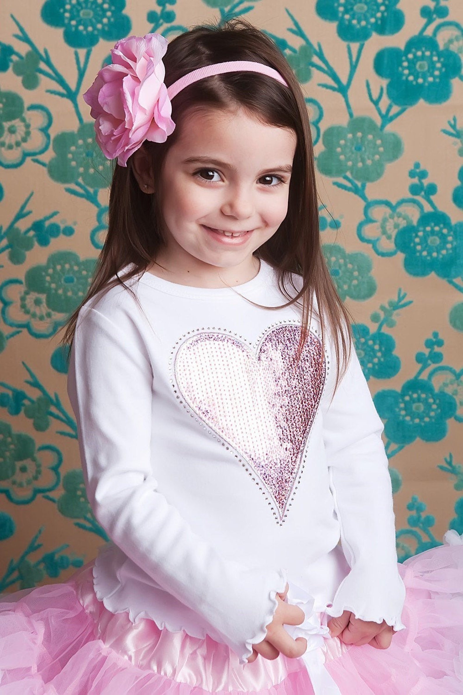 Girls Valentine Shirt Heart Shirt Red Heart Pink Heart or Etsy