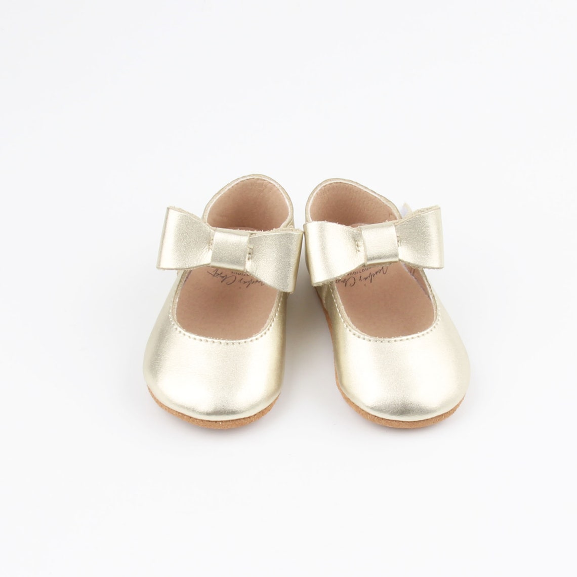 Sophie Gold Baby Shoes main image 0