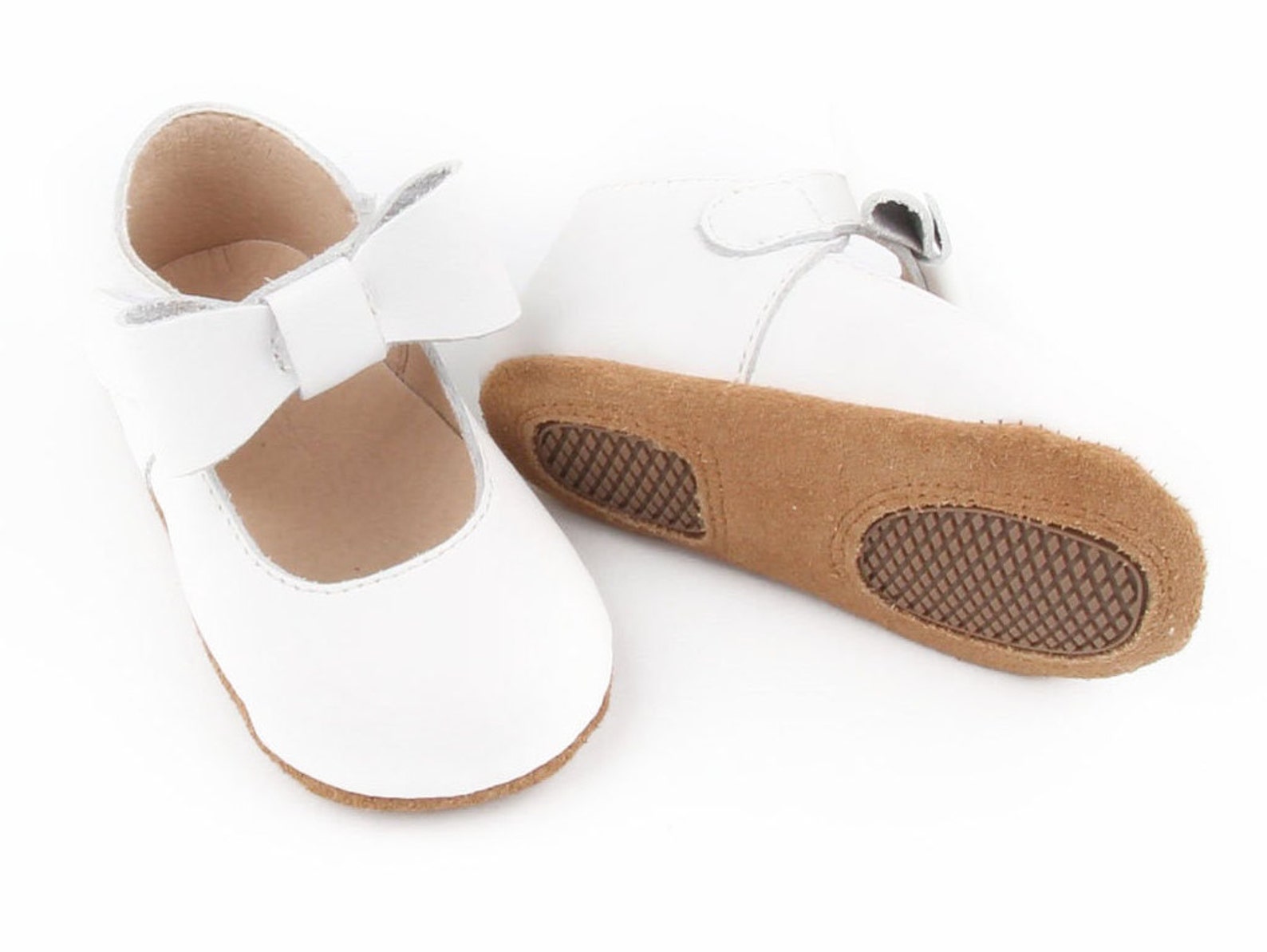 White Mary Jane Baby Shoes for Baby Girls Marry Jane Style Etsy