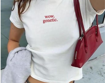 Camiseta bordada "Wow Genetic" para bebé, sudadera "Hockey Romance", camiseta "Hermosa rivalidad cinematográfica", sudadera "Team Hollanov", regalo para fans