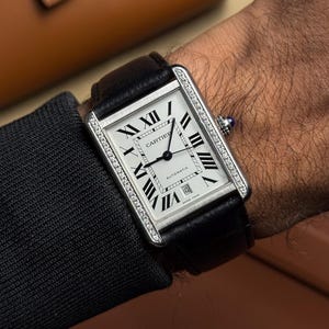 Cartier Tank Solo XL - Diamond Bezel