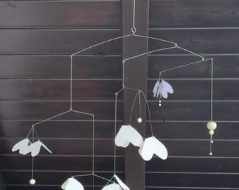 OLA – Kinetische Skulptur Mobile – Minimalistische Hängedeko – Modernes Design – Handgemachte Balance Kunst