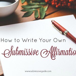 The Submissives List of Fantasies, Submissive's Fantasy Kinklist ...