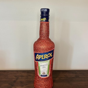 Bedazzled Aperol Bottle