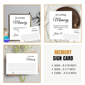 Peut inclure: Plusieurs cartes et panneaux comm&eacute;moratifs avec l'inscription "In Loving Memory". Les panneaux sont disponibles en 20 x 25 cm et 13 x 18 cm, et les cartes en 10 x 15 cm. Les noms "Julia" et "love" sont &eacute;galement inclus.
