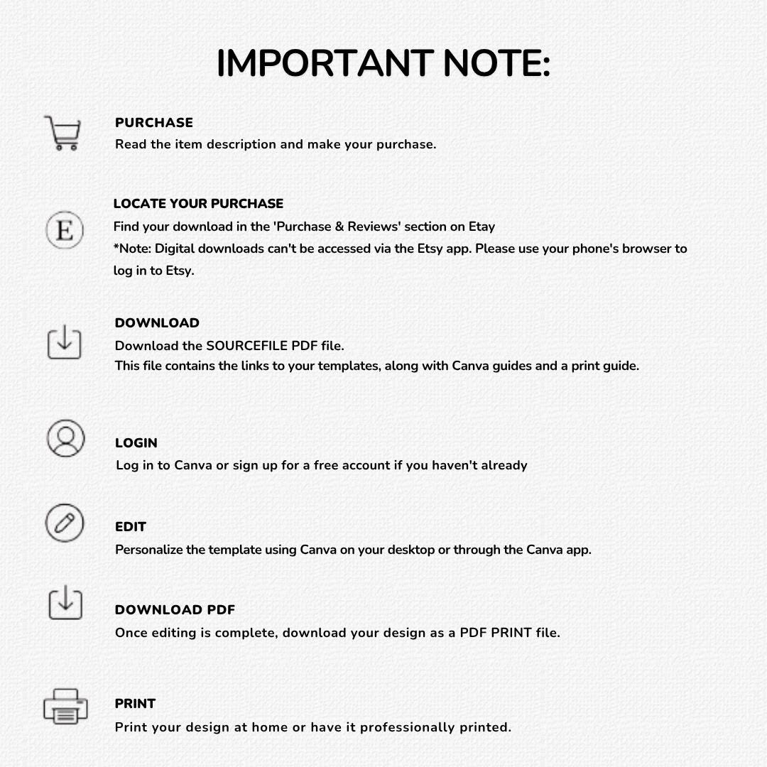 Double-sided Modern Funeral Program Template, Celebration of Life ...