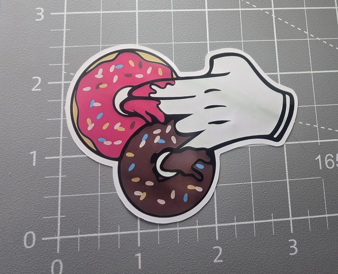 Shocker Sticker, Two in the Pink One in the Stink, Funny Sticker