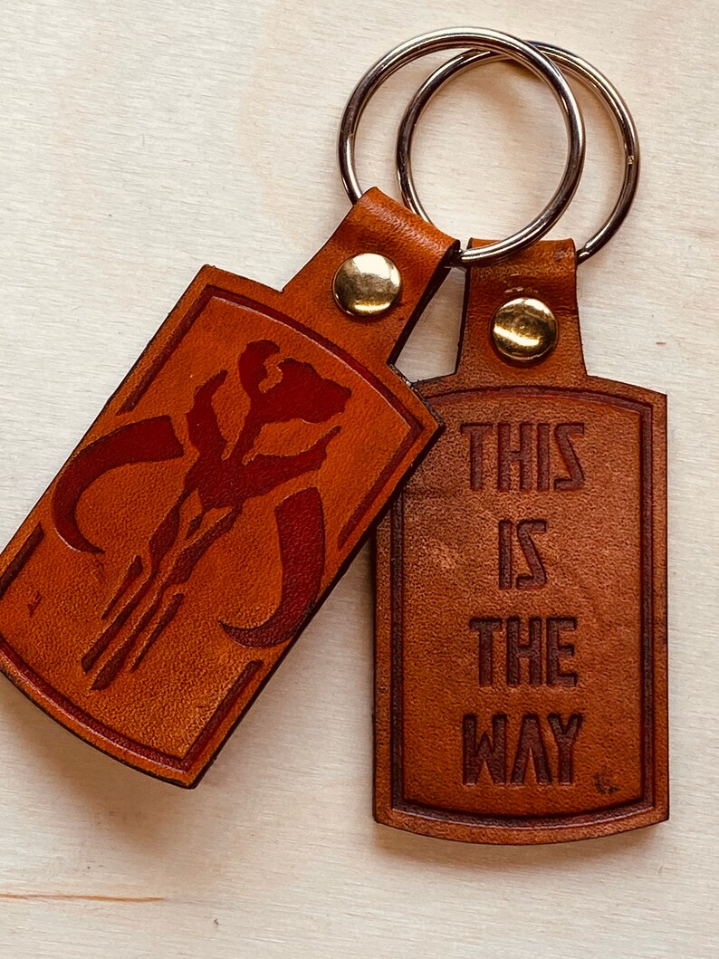 Mandalorian Keychain Etsy