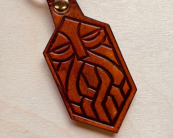 Dwarven icon keychain