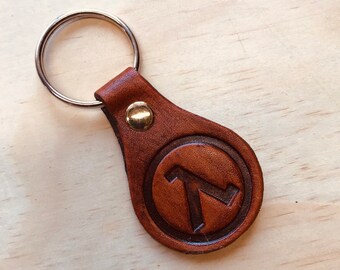 Half-Life lambda keychain
