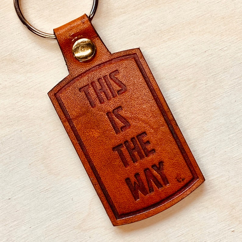 Mandalorian Keychain Etsy