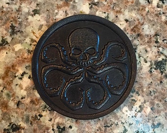 Hydra inspired Pin! Leather