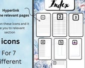 Digital Notebook,  | ipad notebook,|digital diary,| goodnotes& Notability notebook, free digital stickers (Instant Download)