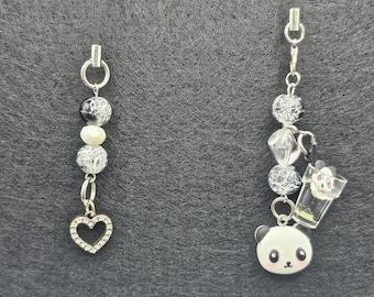 Pequeños colgantes para teléfono con cuentas