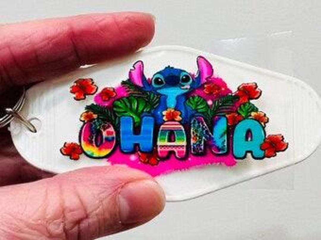 Keychain Alien Tropical UV DTF Decal - Etsy