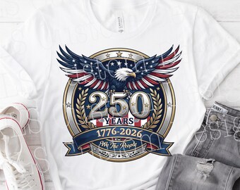 Eagle 250 Years Ready To Press DTF Print
