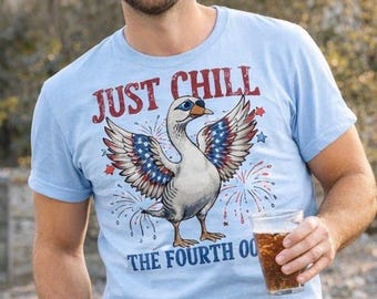 Chill The Fourth Out Klaar om te drukken DTF Print