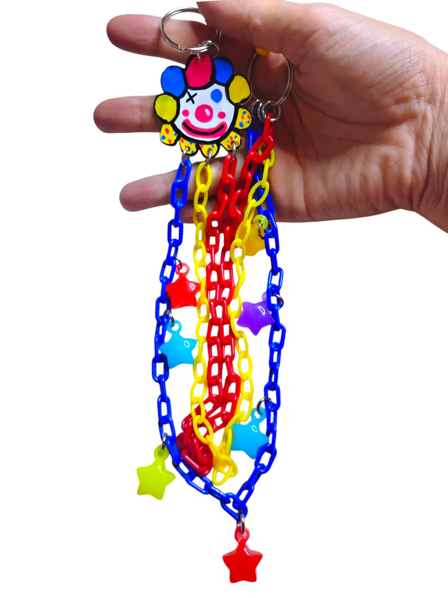 Clown Circus Themed Wallet Belt Loop Chain, Decora Style  display picture 3