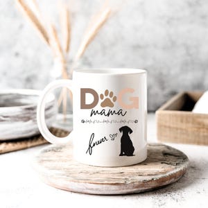 Dog Mama Ceramic Mug, Perfect Gift for Pet Owner, Cup for Dog Mom, Animal Enthusiast Present, Birthday Mug, Mother&#39;s Day Gift, 11oz