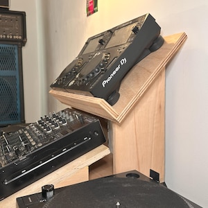 Flat Pack Wooden DJ Mixer Stand
